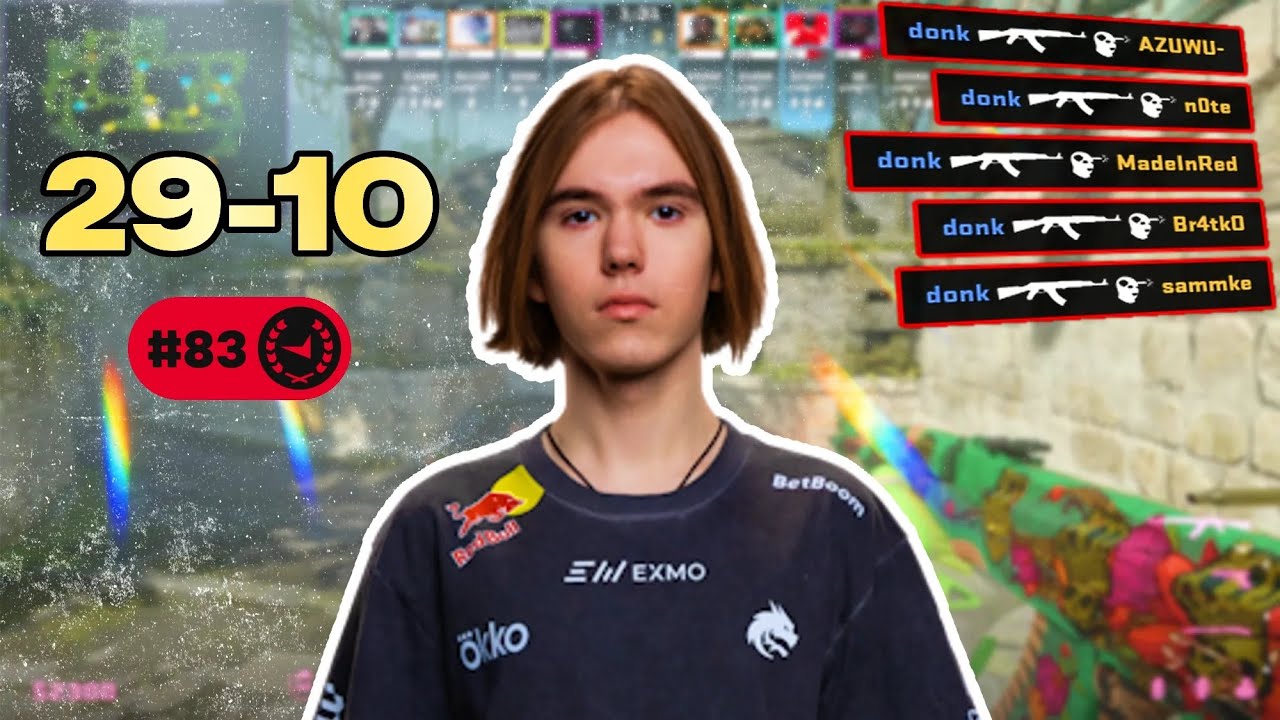☢️ DONK 29-10 POV: FACEIT MASTERCLASS (Ancient) | 4200 ELO