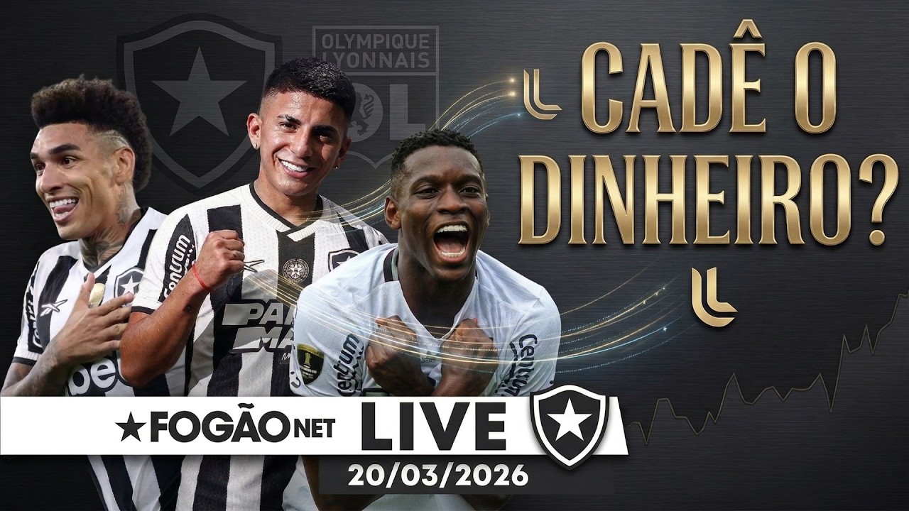 FOGÃONET LIVE: DINHEIRO DE DESTAQUES DO BOTAFOGO FOI PARA O LYON | SOCIAL FAZ JOGO DURO
