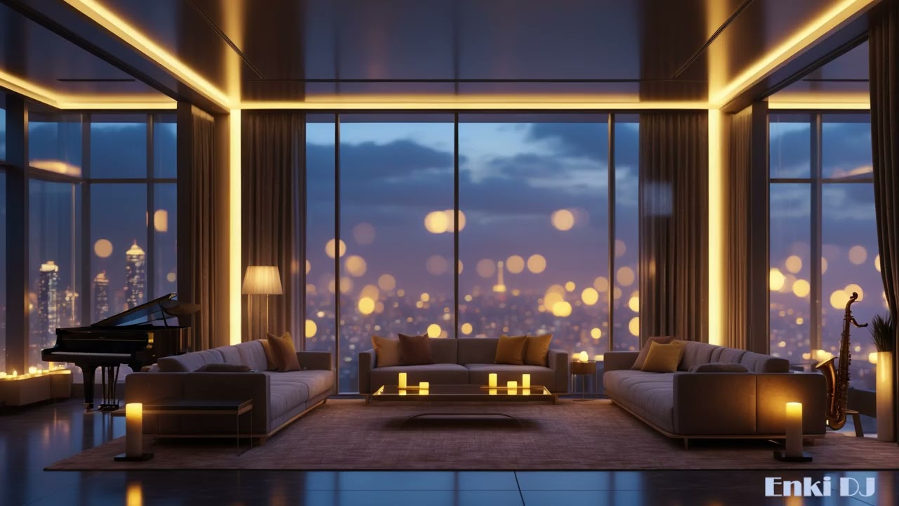 Midnight Fireplace Jazz Lounge – Smooth Jazz for Quiet Nights