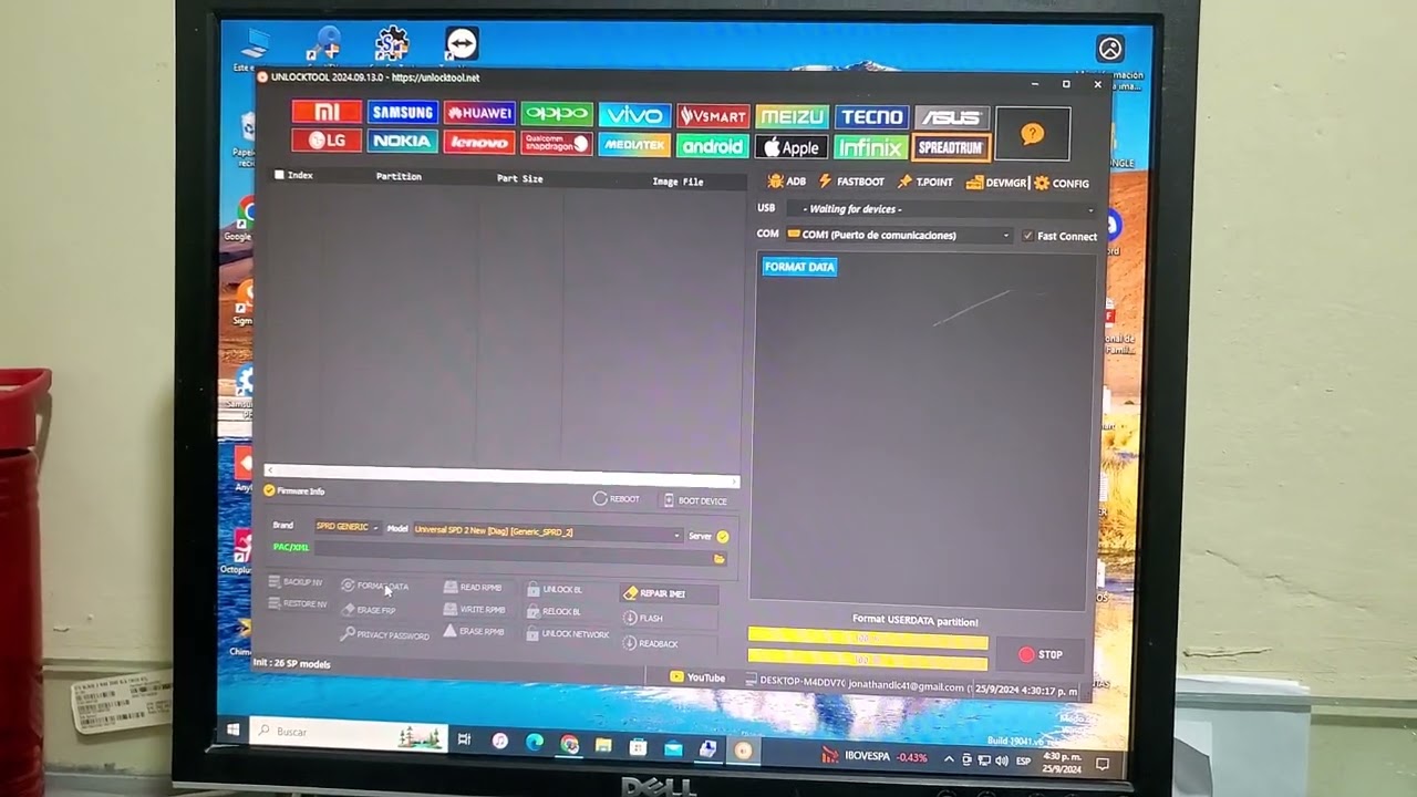 FORMATEAR O REMOVER PASSWORD DIALN G65 CON UNLOCKTOOL CUANDO NO ENTRAN A MODO RECOVERY