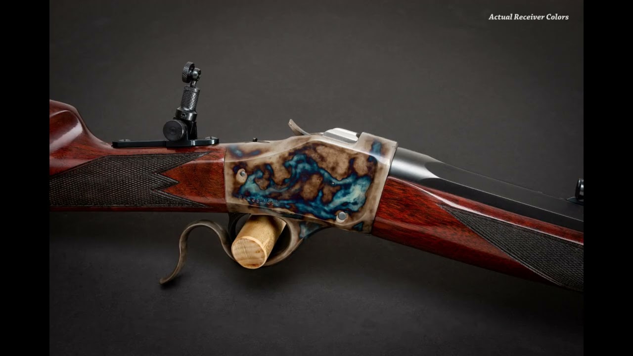 Винтовка Winchester 1885 Hunter Rimfire 17 WSM - 24 дюйма, синяя: Лучший образец для охоты на мел...