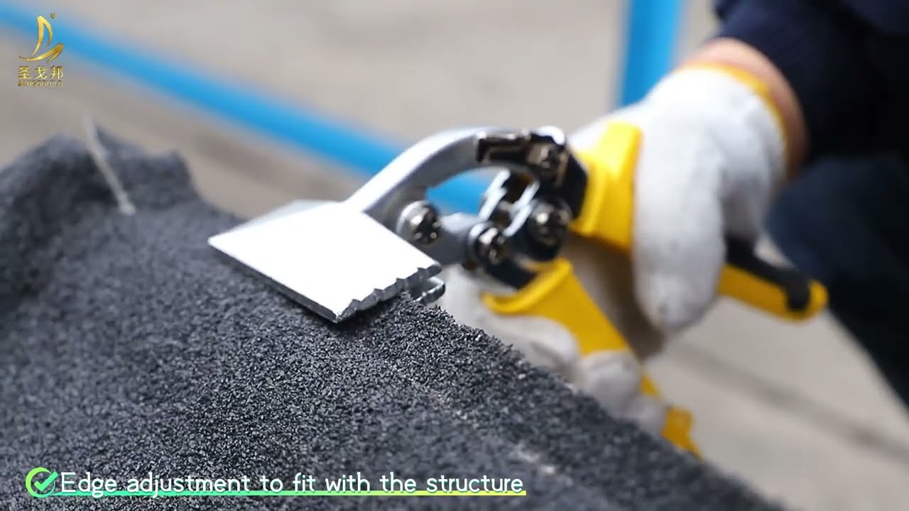 Installation Demonstration for Stone Coated Metal Roof Tile丨SANGOBUILD