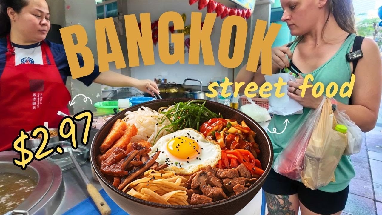 CHEAP street food Bangkok, Thailand 🇹🇭 | Family Travel on a Budget