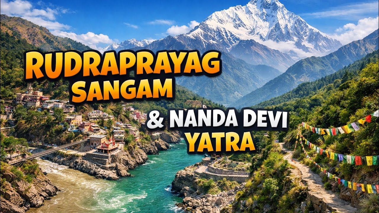 Rudraprayag Sangam & Nanda Devi Yatra | Divine Journey in Uttarakhand 🕉️🏔️ | Rakshit Tiwari |