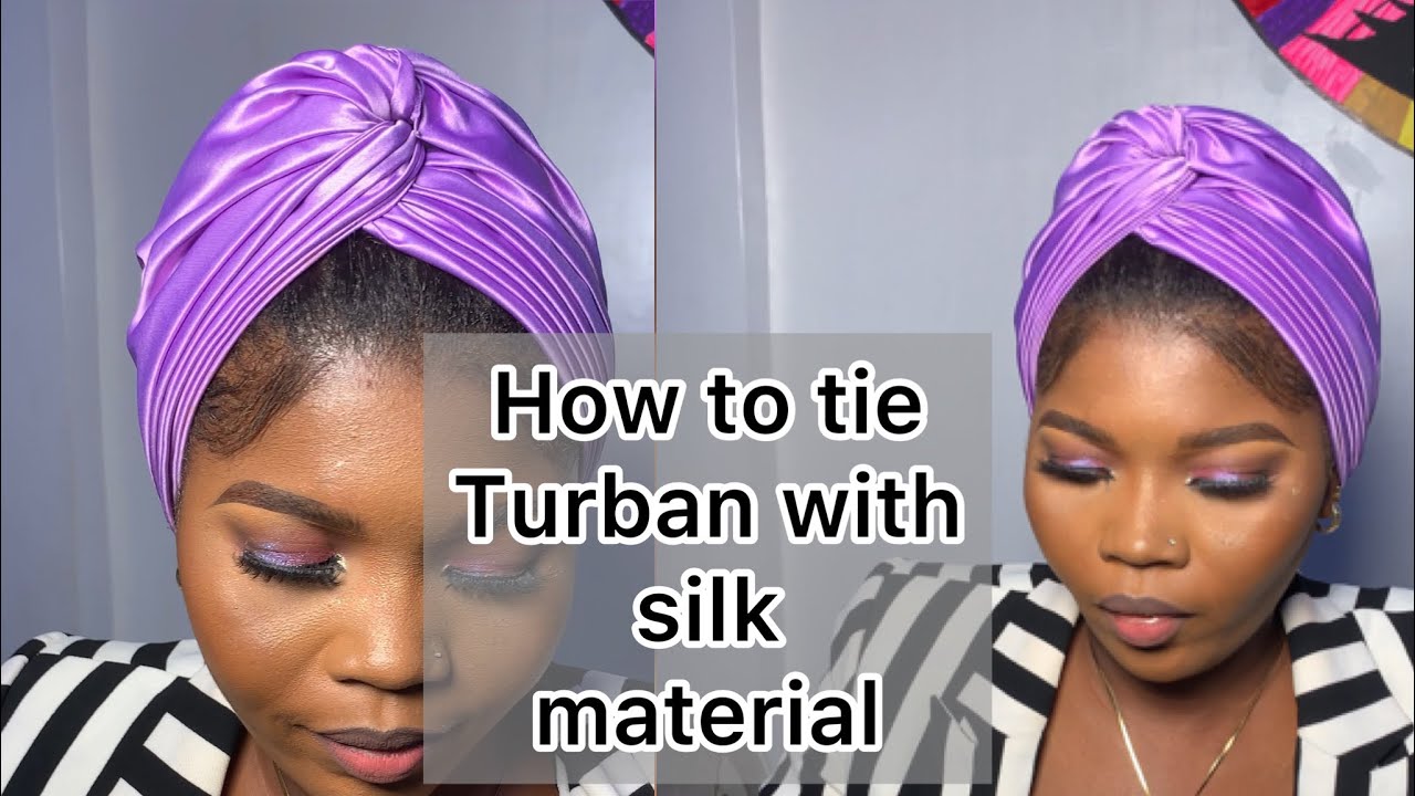 Как завязать тюрбан 👳‍♀️ из шелка, атласа 🥰🥰 ПОСЛЕДНИЕ ТРЕНДЫ #gele #benincity #fashion