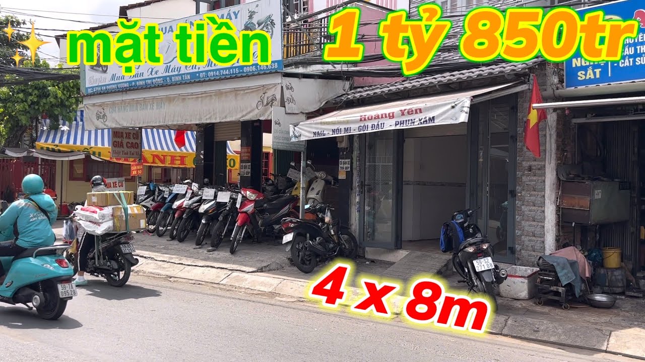 Nhà Mặt Tiền đường An Dương Vương ngang 4m dài 8m giá 1 tỷ 850tr BL #0901014040 #0763797979 