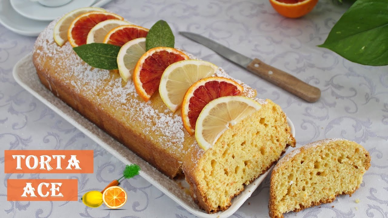 TORTA ACE🍊🥕🍋  arancia, carota e limone-  dolce soffice per la colazione- La cucina di Rita