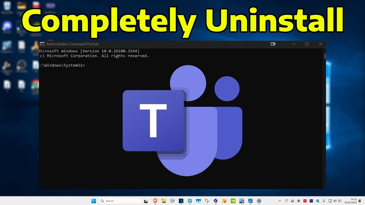 How To Completely Remove & Uninstall Microsoft Teams