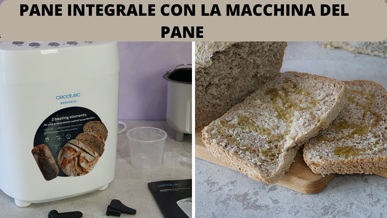 Pane cotto nella macchina del pane Bread&Co 1500 PerfectCook Cecotec