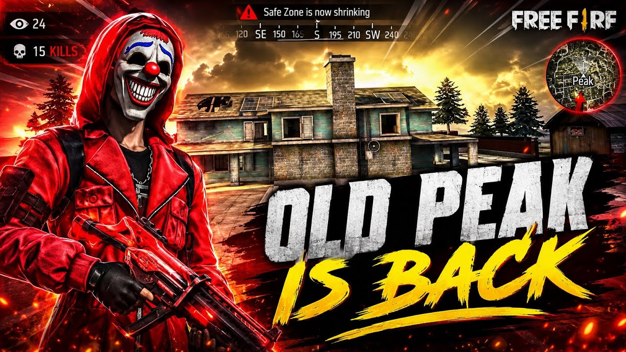 OLD PEAK BACK 😳😱 CONFIRM DATE | & GAMEPLAY ON OLD PEAK | BOOYAH !!☠️