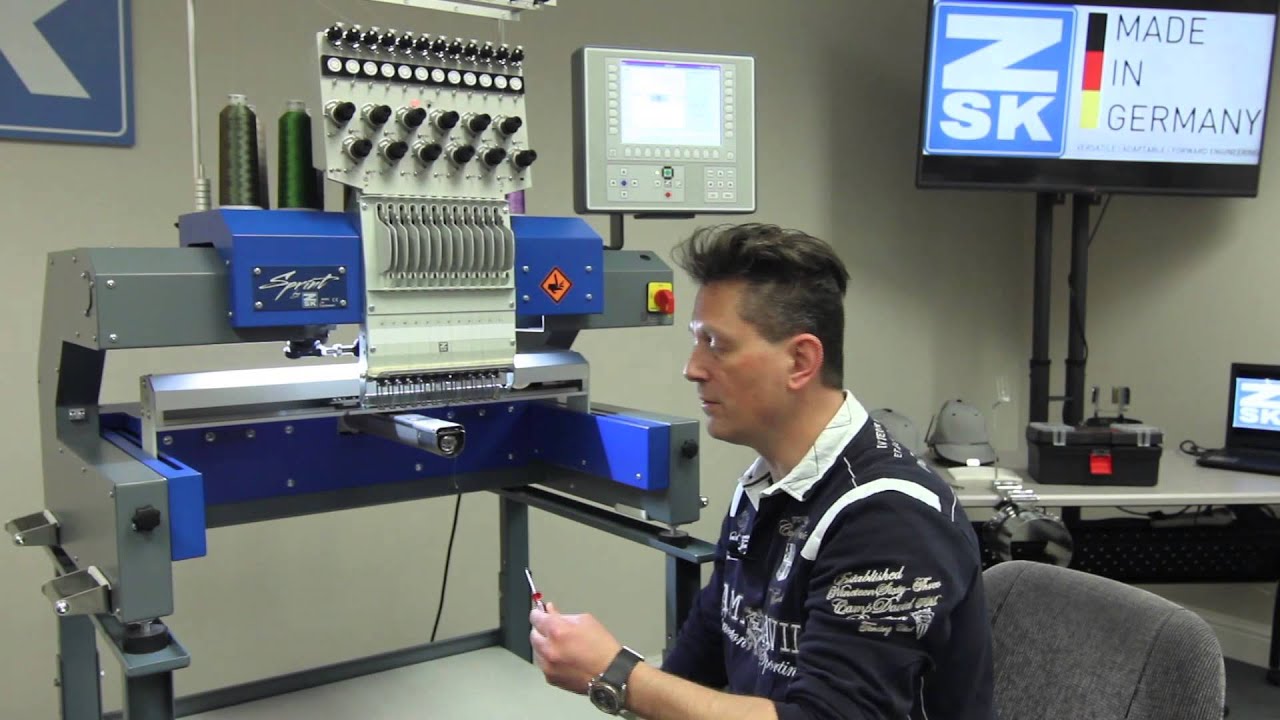 ZSK Maintenance - Changing the needle on the ZSK machine
