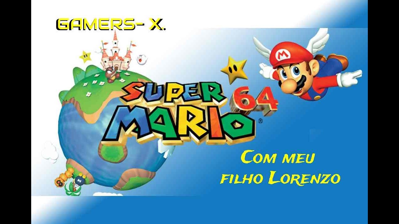 [2026] Super Mario 64 - Gameplay com Lorenzo (Nintendo 64)