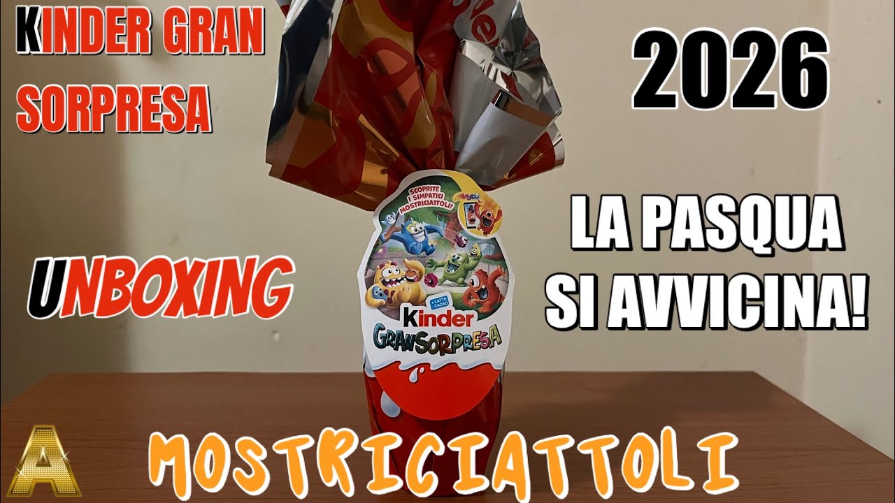 Kinder Gran Sorpresa Mini 2026 | I Mostriciattoli | #001 | Unboxing