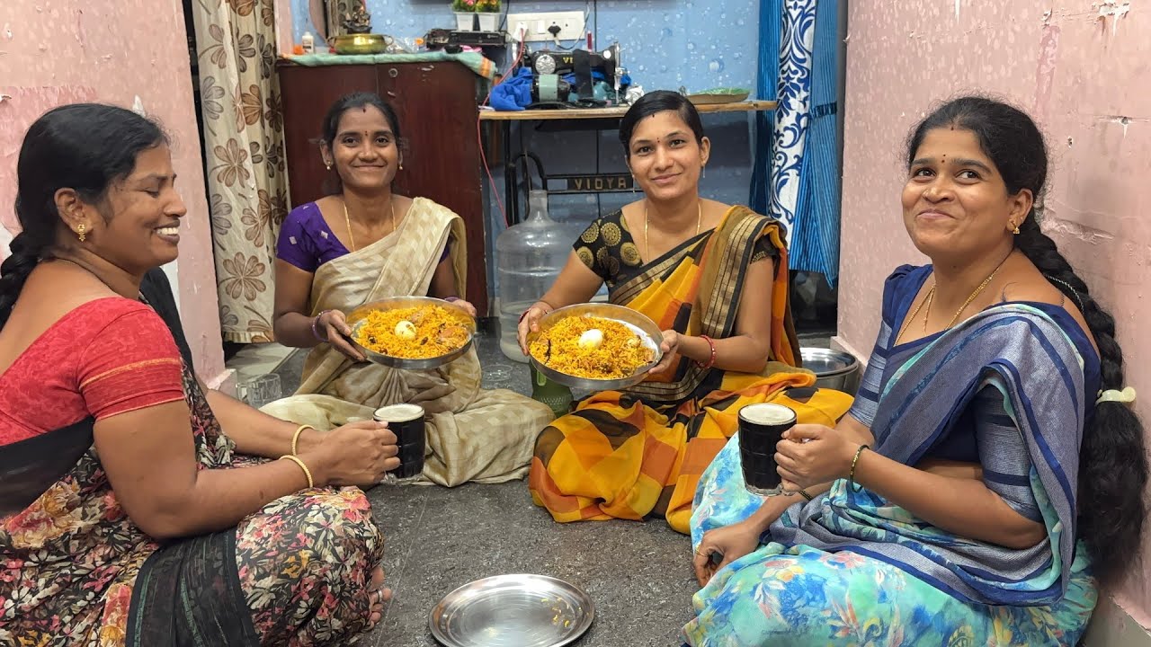 Friends తో Biryani Challenge || Balamani చాలెంజ్ గెలిచింది || full comedy video || crazyashwini vlog