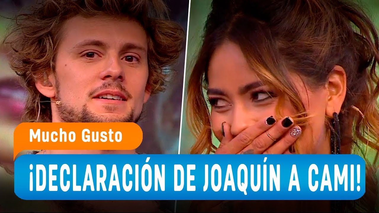 Declaración de Joaquín que dejó a Camila sin palabras - Mucho Gusto 2018