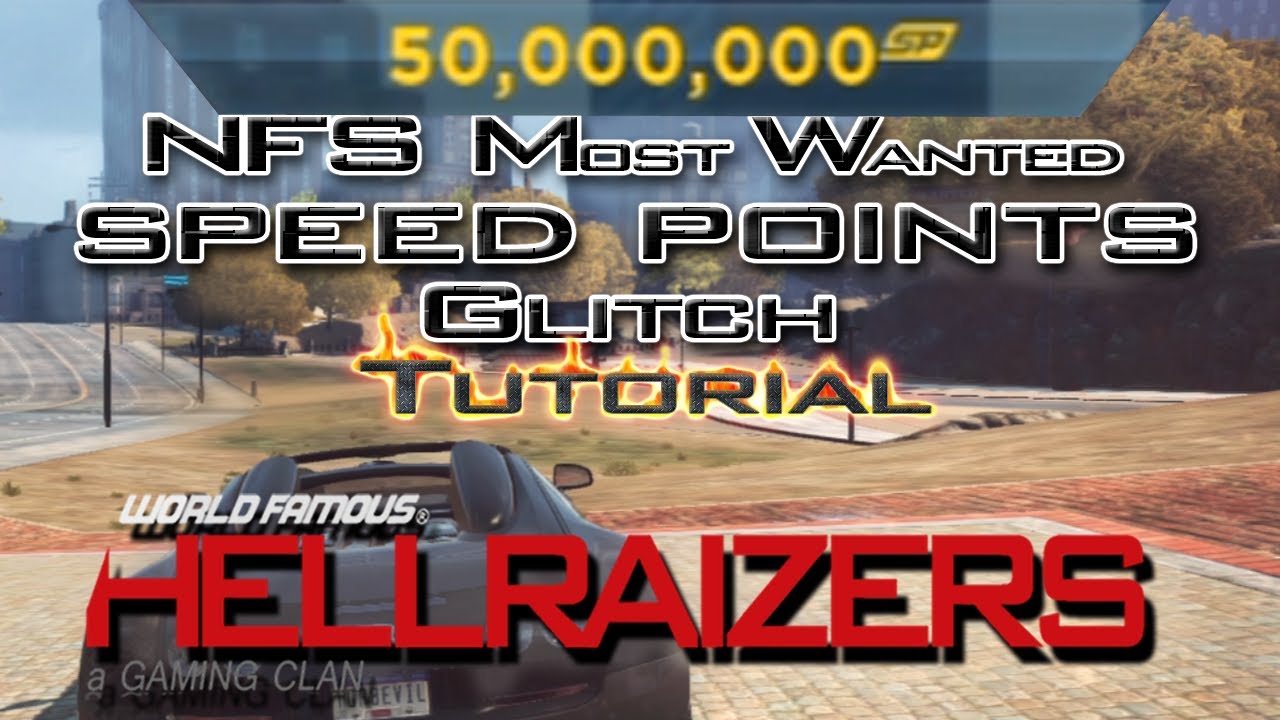 Need for Speed Most Wanted 2012 Speed Points Glitch Tutorial ( 50,000,000 SP ) by HELLRAIZERS
