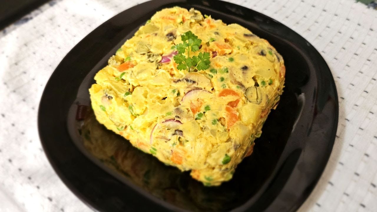 Daca nu ai sti ingredientele nu ai crede ca este de post - Salata de cartofi I Reteta simpla