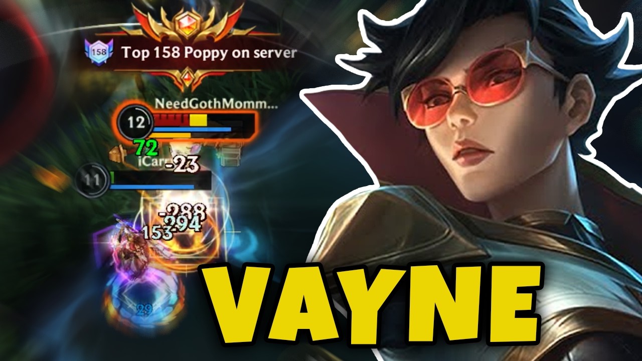 Wild Rift Vayne Dragon Lane Gameplay in Season 20 (Build & Runes)