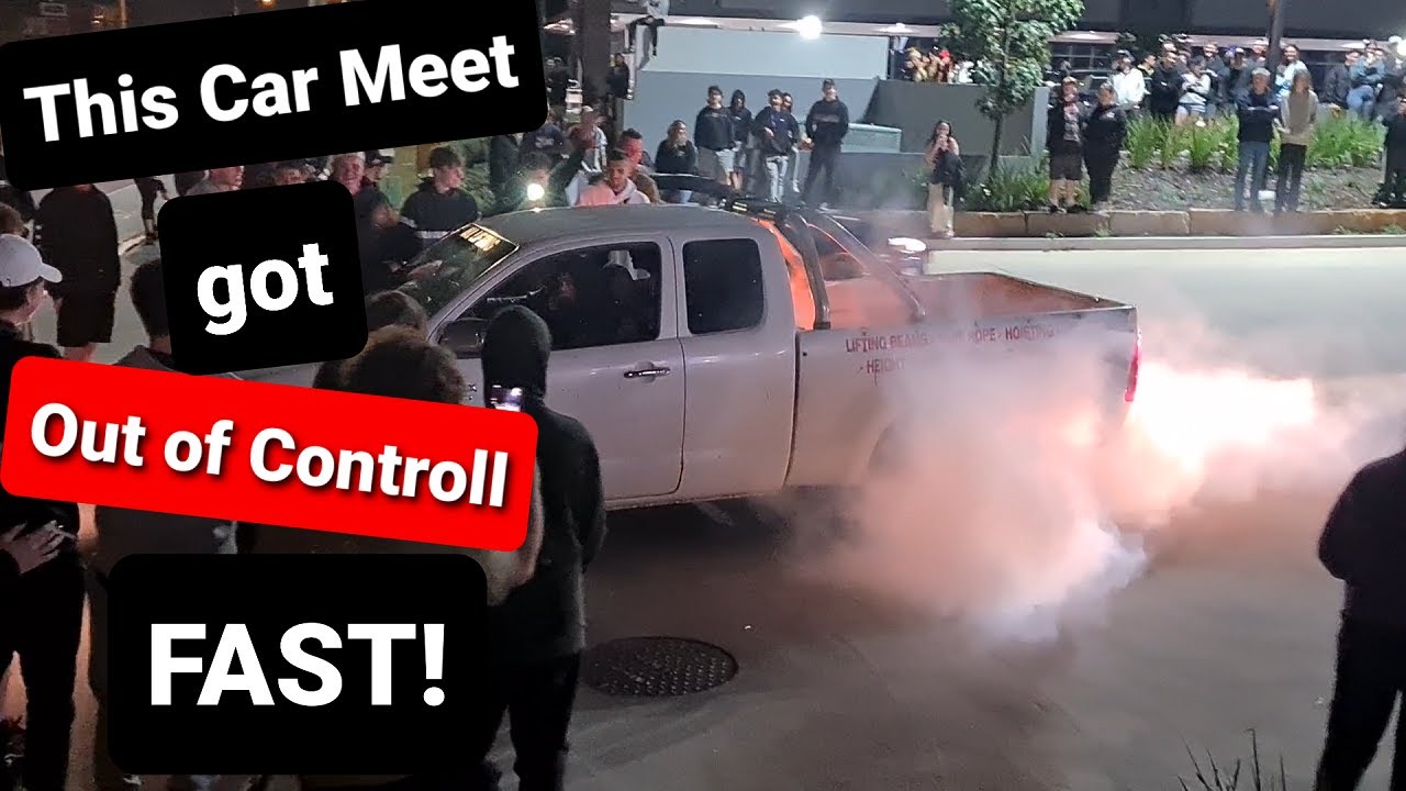 This Car Meet Ended Wildly | Cars Leaving Brisbane Legacy Car Meet