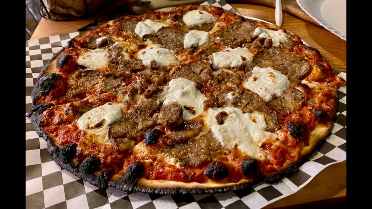Addeos Fire & Ice, Shelton, CT Pizza Review.  New Haven Style Bar Pie