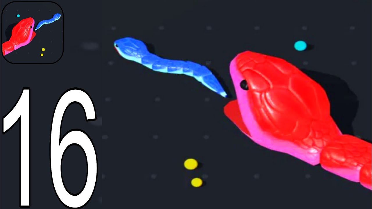 Snake Clash - Gameplay Walkthrough Part 16 Tutorial NEW Mobile Game (Android,ios)
