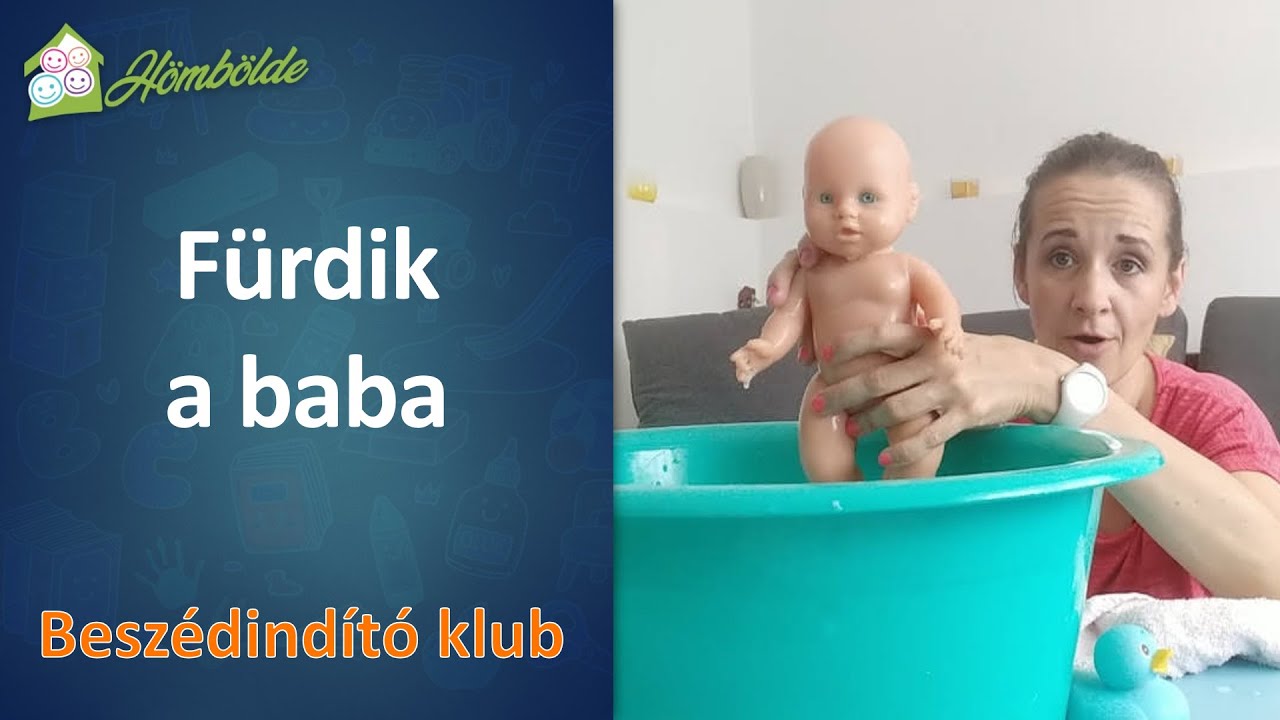 Mennyi mindent lehet beszélni a babafürdetésről??? - beszédindító lassú mese