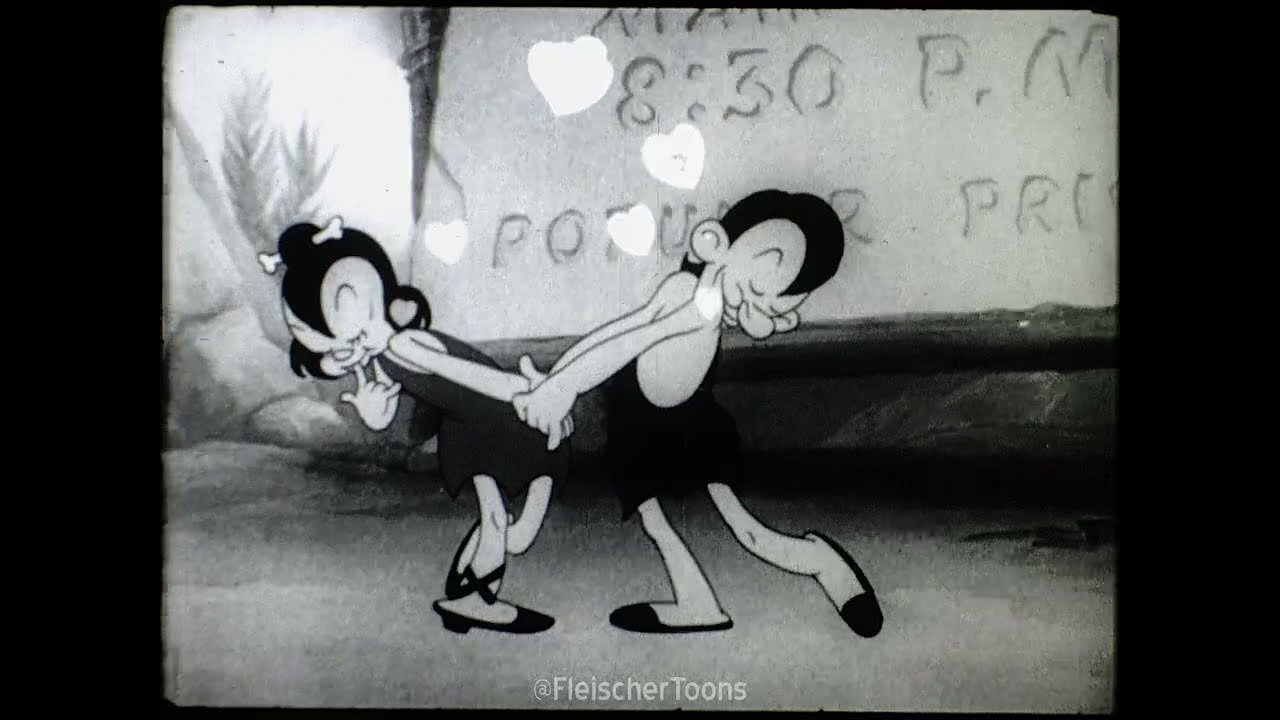 Wedding Belts | 1940 | Stone Age Cartoon | 16mm | Max Fleischer | Fleischer Studios Cartoon