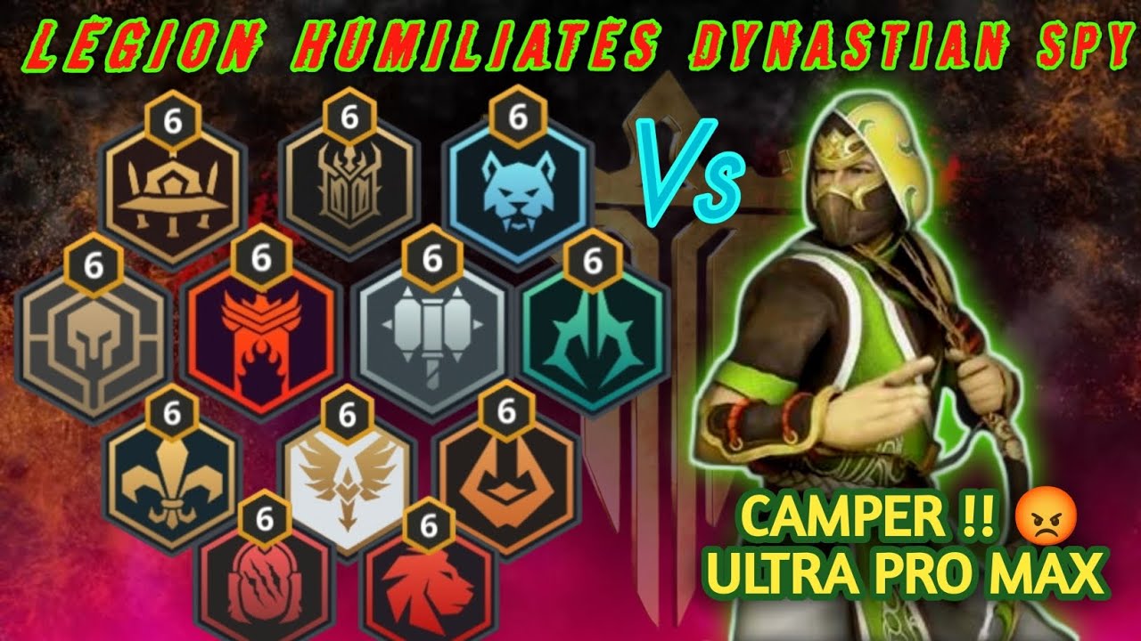 LEGION Doesn't Care About DYNASTY REWORK 😎 || LEGION SETS Vs DYNASTIAN SPY (Hard) || Shadow Fight 3