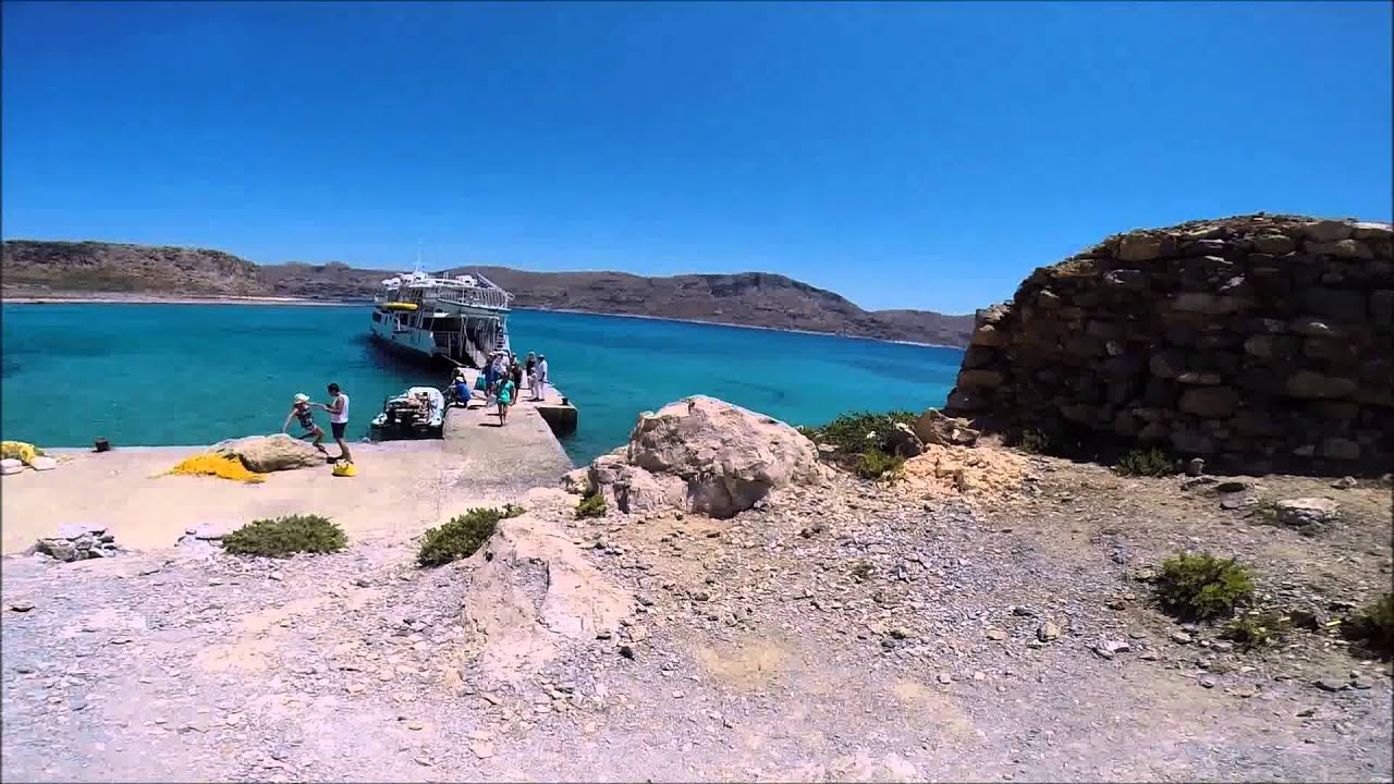 A Day Boat Trip From Kisamos Harbour To Gramvousa & Balos   Crete July 2015