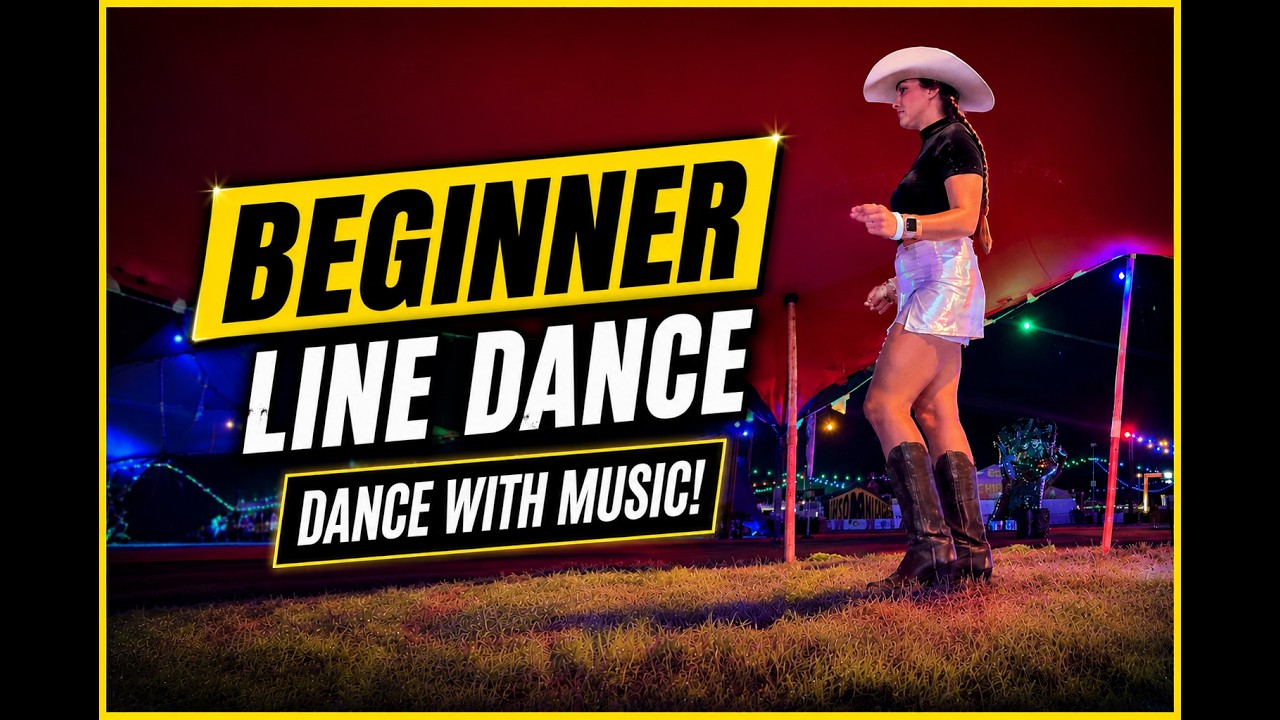Beginner Line Dance - Two Step Line Dance (Dance-Through)