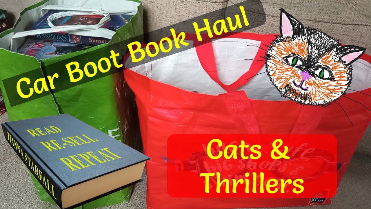 Car Boot Book Haul - I Love Cats and Thrillers