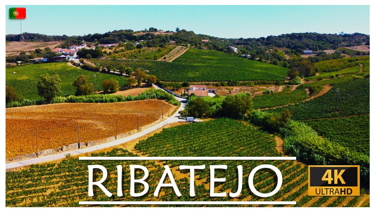 Ribatejo Lisbon District, Portugal - Drone Footage 4K