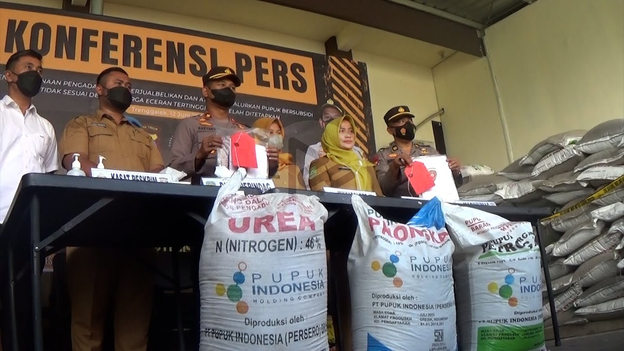 Jual Pupuk Bersubsidi Diatas HET, Pedagang Asal Ngadisuko, Trenggalek Terancam 2 Tahun Penjara