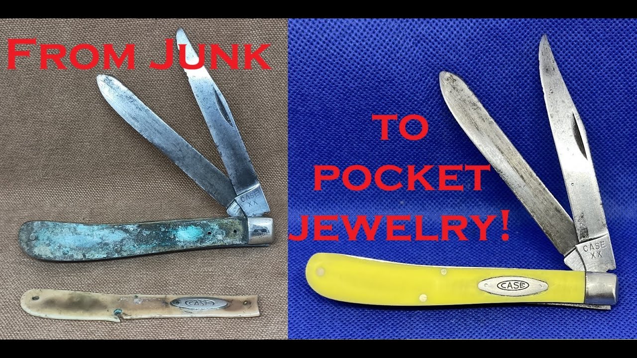 New clothes for a Case XX slimline trapper - knife repair