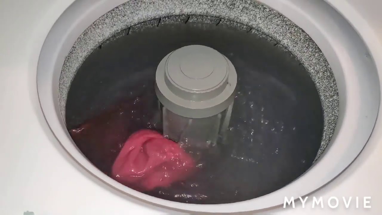 GE spacemaker stackable washer and dryer: full load, normal cycle.