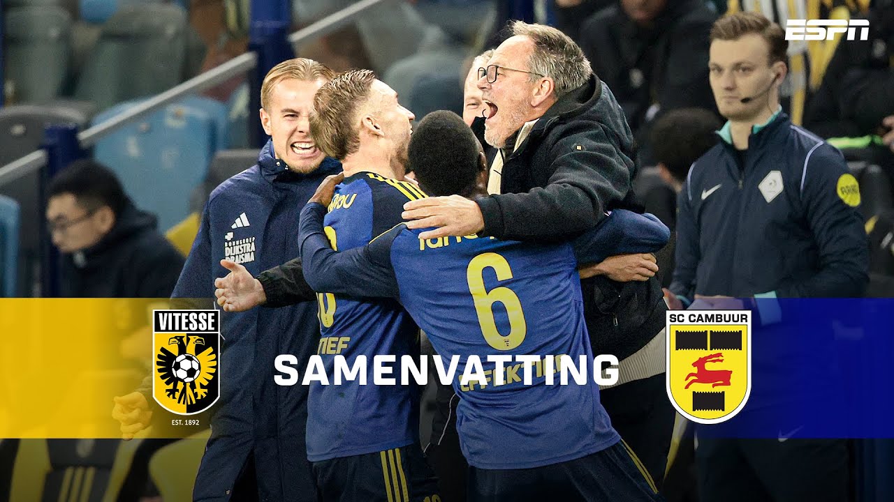 MARK DIEMERS met een KANONSKOGEL 🤯🚀 | Samenvatting Vitesse - SC Cambuur