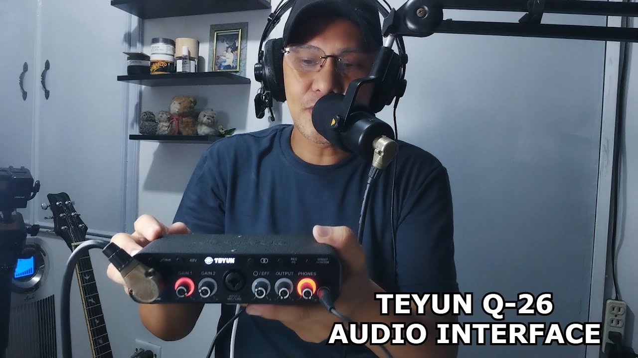 TEYUN Q26 AUDIO INTERFACE | TUTORIAL | TEST