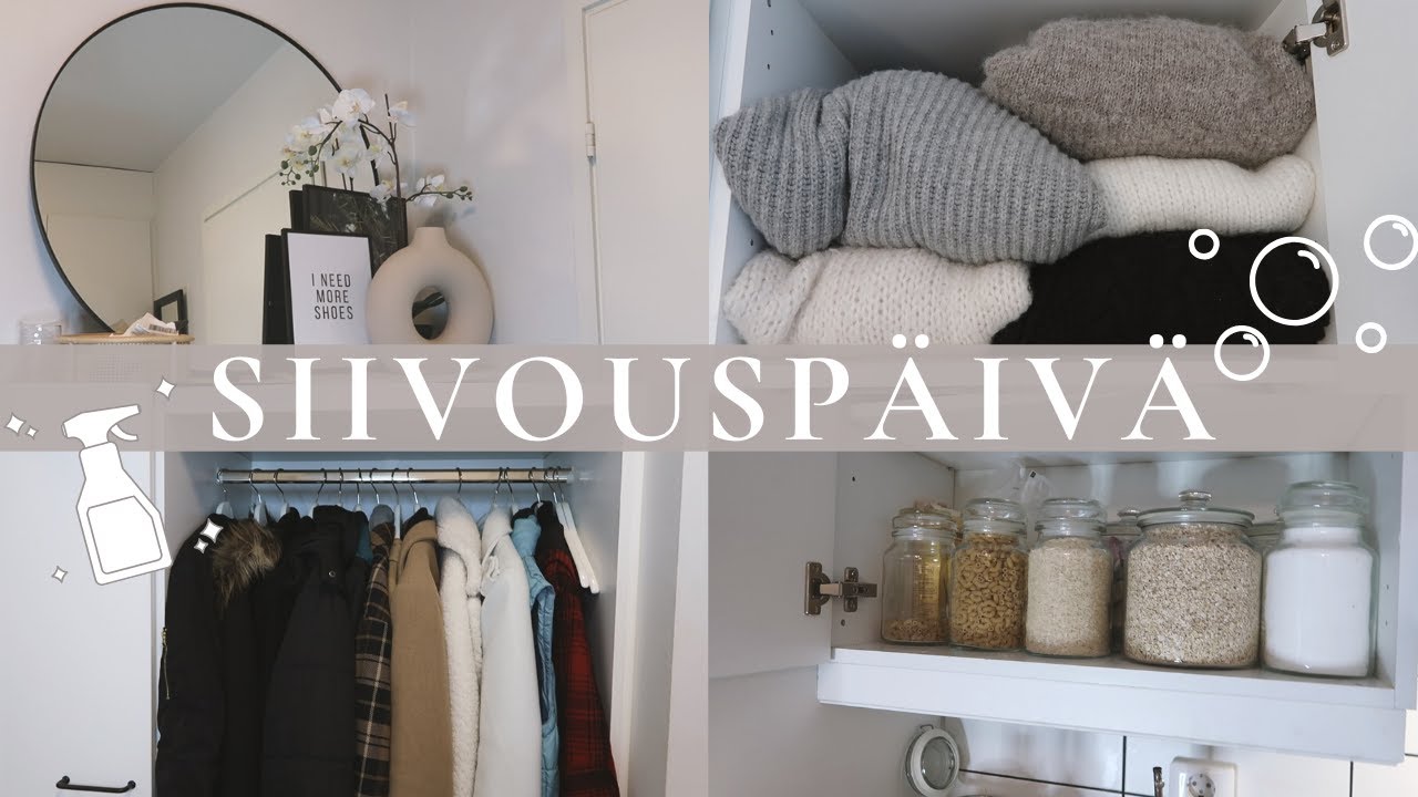 Kaapit järjestykseen | Siivouspäivä | SofiaSusanne