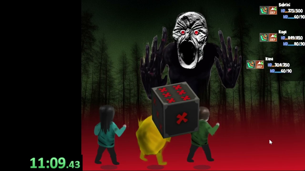 Fear & Hunger Fangame Speedrun any% World Record!!! Saving Everyone Kene & Sabrini Cards of Horror