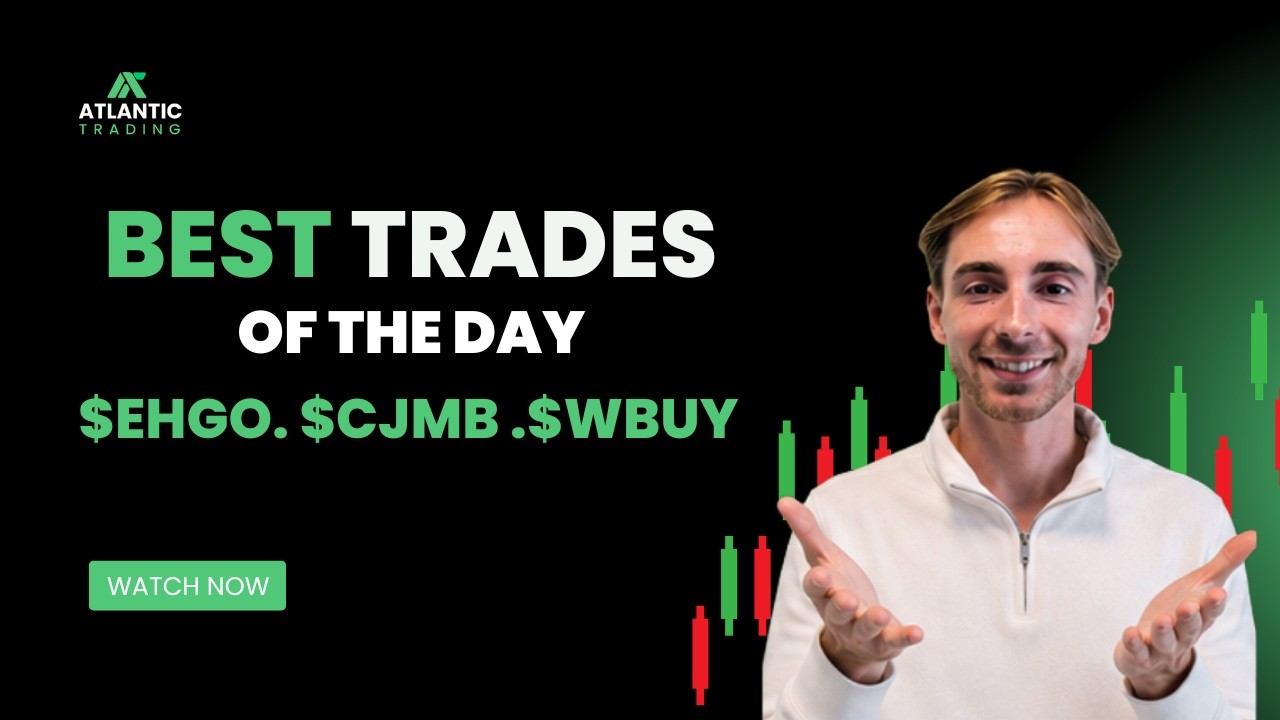 $EHGO │$CJMB │$WBUY - Best Trades of Today (Technical Analysis + Price Targets)