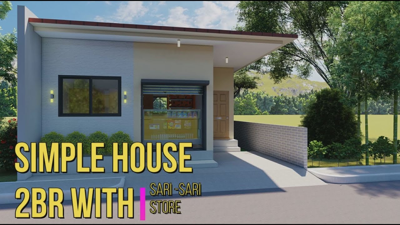 SIMPLE HOUSE WITH SARI SARI STORE 6.5M X 9.5M
