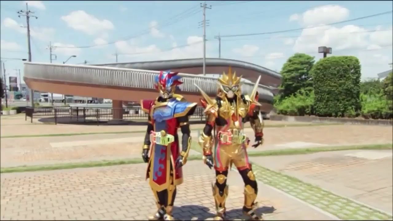 パラド＆永夢共闘シーン
