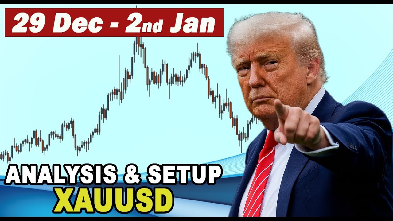 🟩 Weekly GOLD XAUUSD Analysis & Setup 29 Dec - 2nd Jan