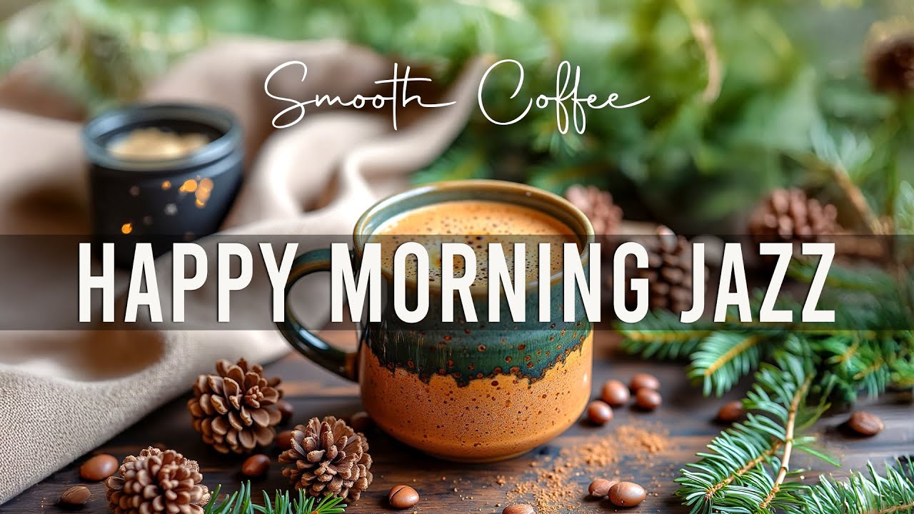 Happy Lightly Morning Jazz  ☕ Smooth Jazz Instrumental Music & Bossa Nova Piano for Stress Relief