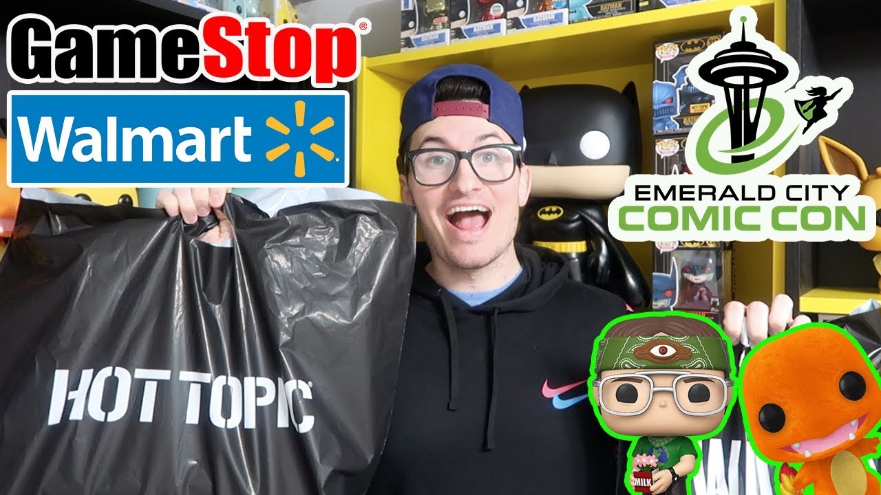 ECCC 2020 Funko Pop Hunting!! - HUGE HAUL & CHASE FOUND!!!!