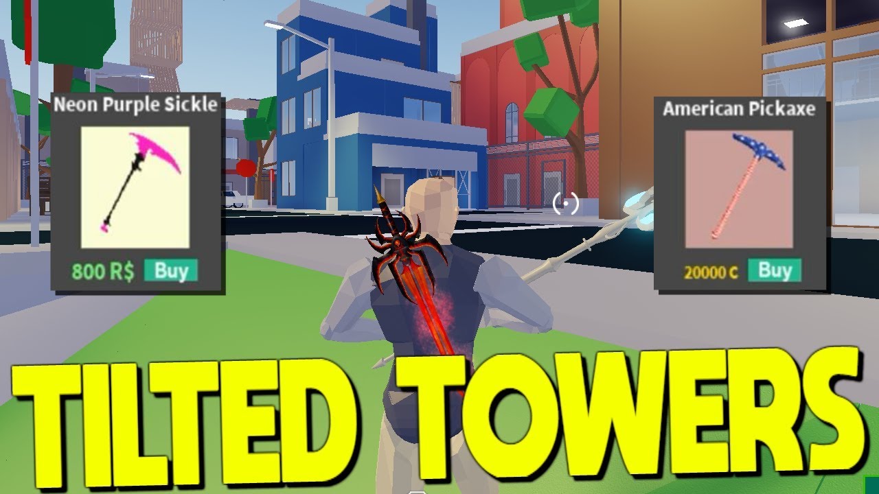 *NEW* TILTED TOWERS MAP UPDATE in Strucid...+ COIN PICKAXE