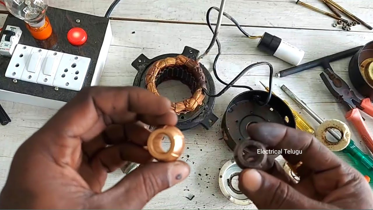 how to change Air cooler motor bush | cooler motor repair in Telugu