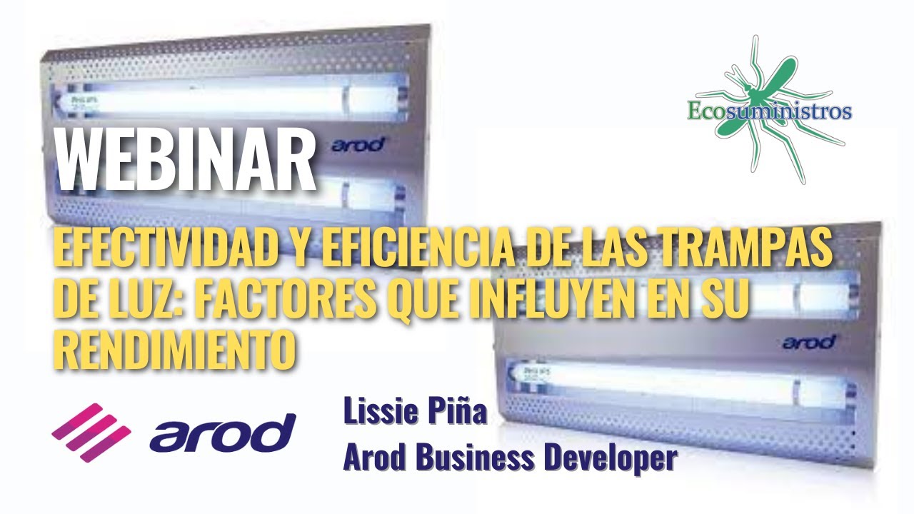 Webinar: Efectividad y eficiencia de las trampas de luz: Factores que influyen en su rendimiento