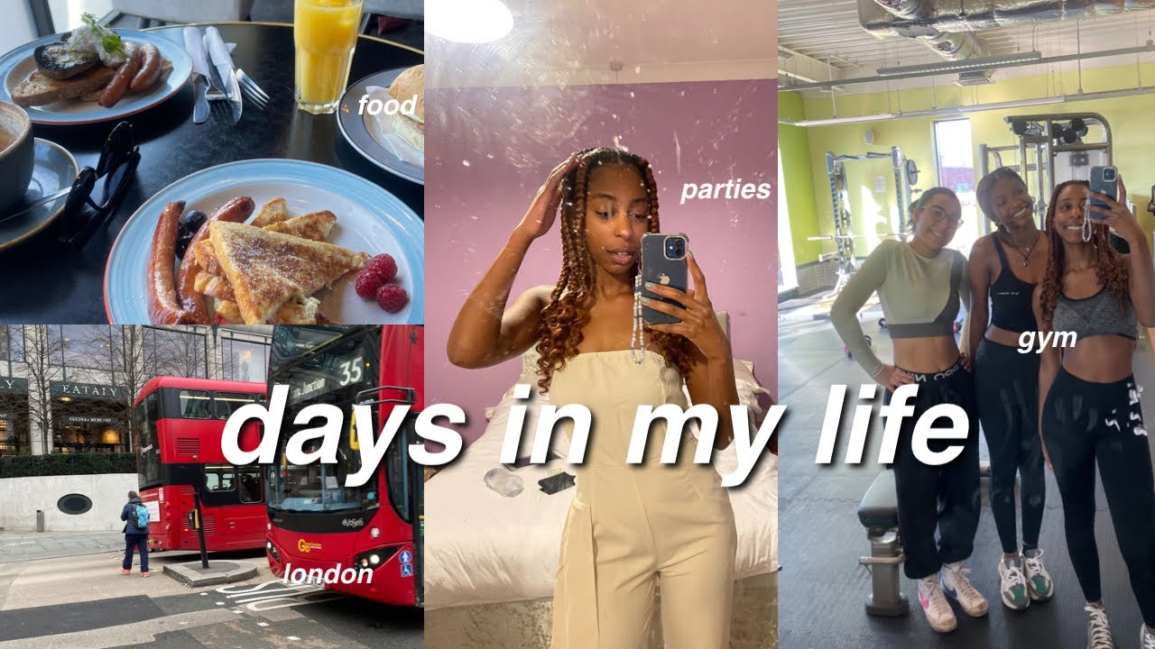 DAYS IN MY LIFE | school, gym & parties
