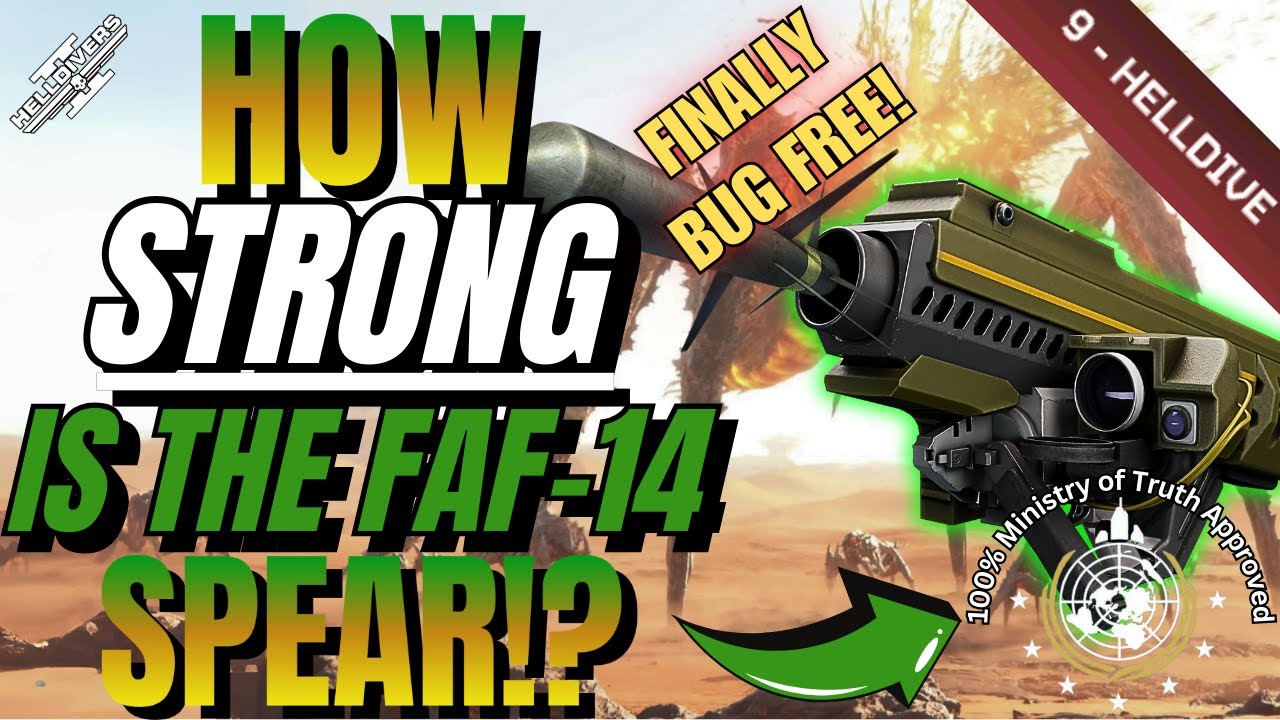 FAF-14 Spear Stress Test & BREAKDOWN in Helldivers 2